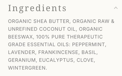 Nerve Pain/Support Salve