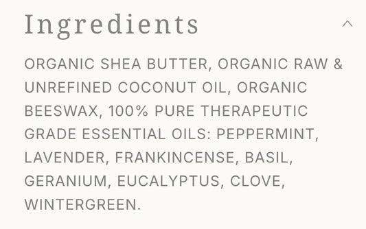 Nerve Pain/Support Salve