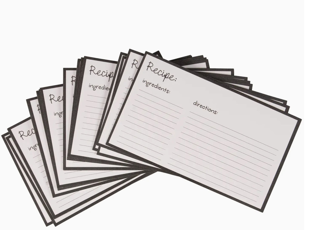 Baking Recipe Cards