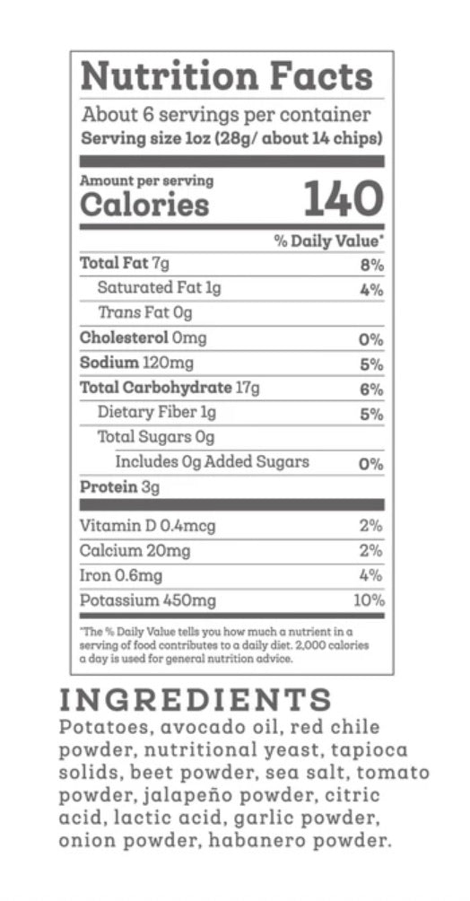 Fuego Kettle Cooked Potato Chips