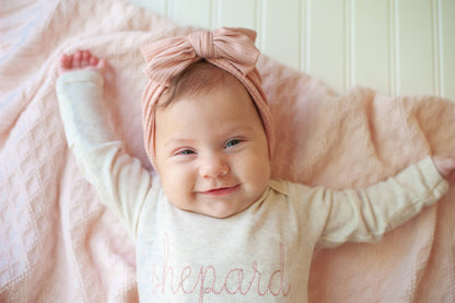 Baby Girl Headwraps - Handmade: Brittany Purple