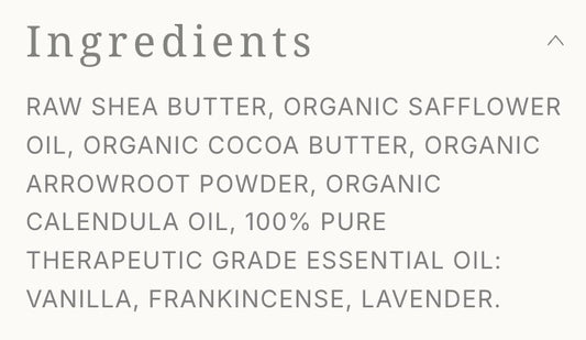 Mama's Belly Butter