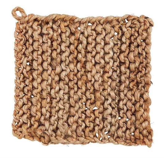 Jute Crochet Pot Holder