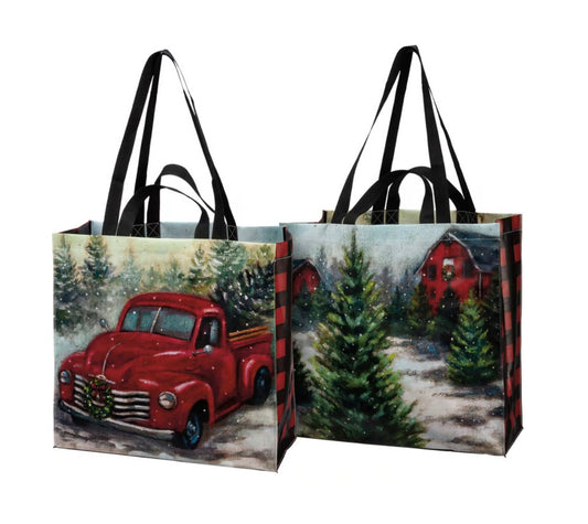 Large Christmas Bag--Large Red Truck