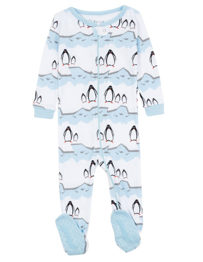 Baby Footed Cotton Pajama Print: CAMOUFLAGE, 6-12 Month