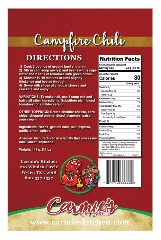 Campfire Chili Mix