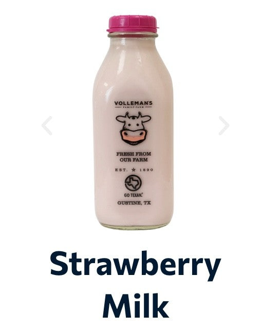 Volleman's Strawberry Milk - Qt.