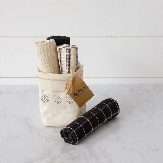 Dish Cloth Set of 4—Medallion