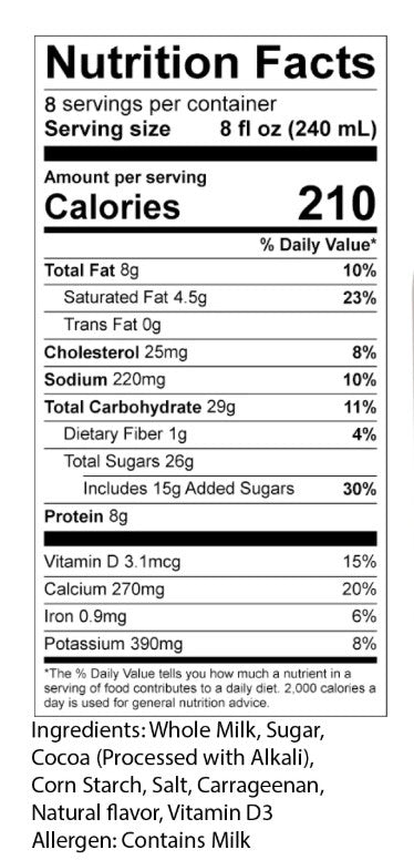 Volleman's 1/2 Gallon Chocolate Milk