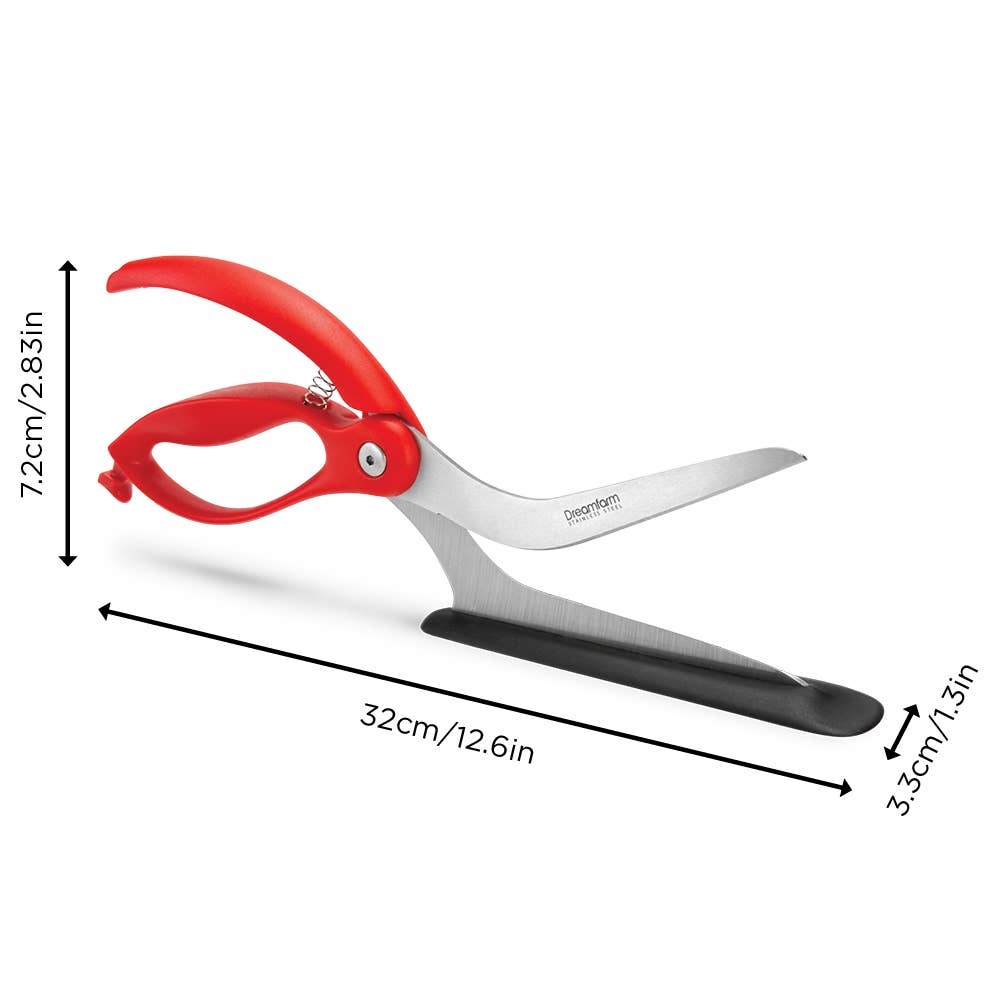 Scizza® - Slice & Serve Pizza Scissors: Black
