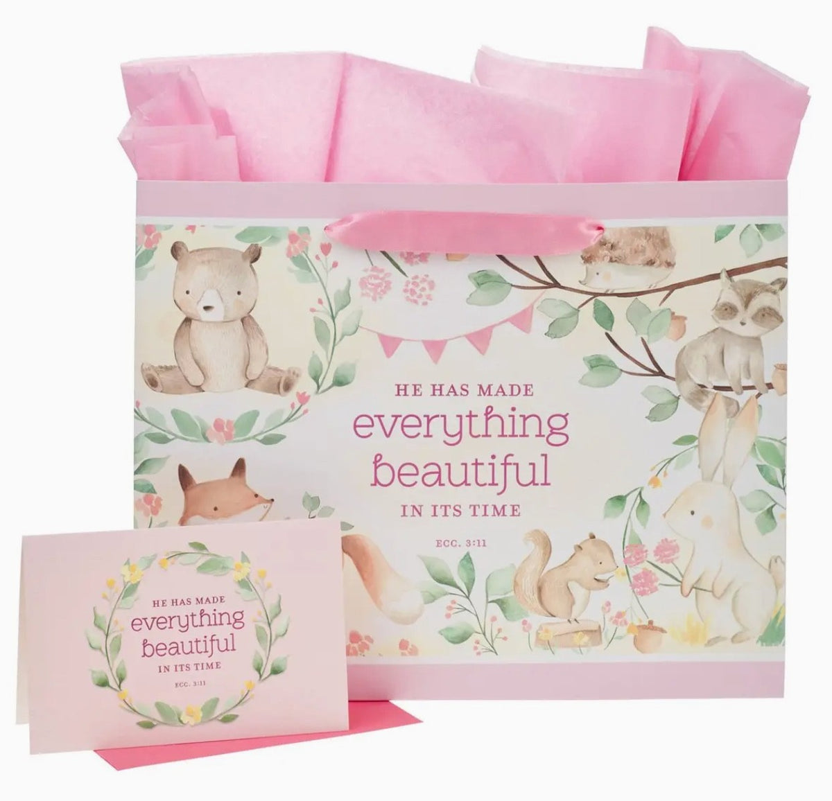 Gift Bag w/Card - "Everything Beautiful" - Lg.