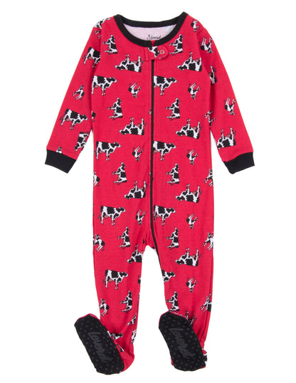 Baby Footed Cotton Pajama Print: CAMOUFLAGE, 6-12 Month