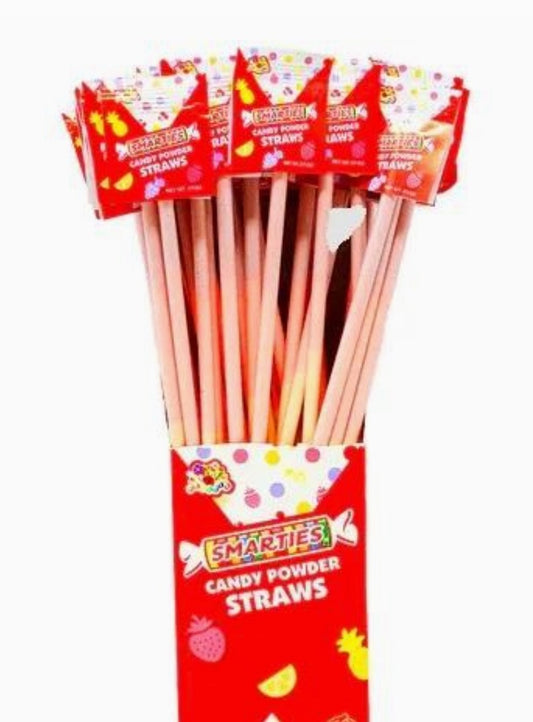 Smarties Giant Pixie Powder Straws