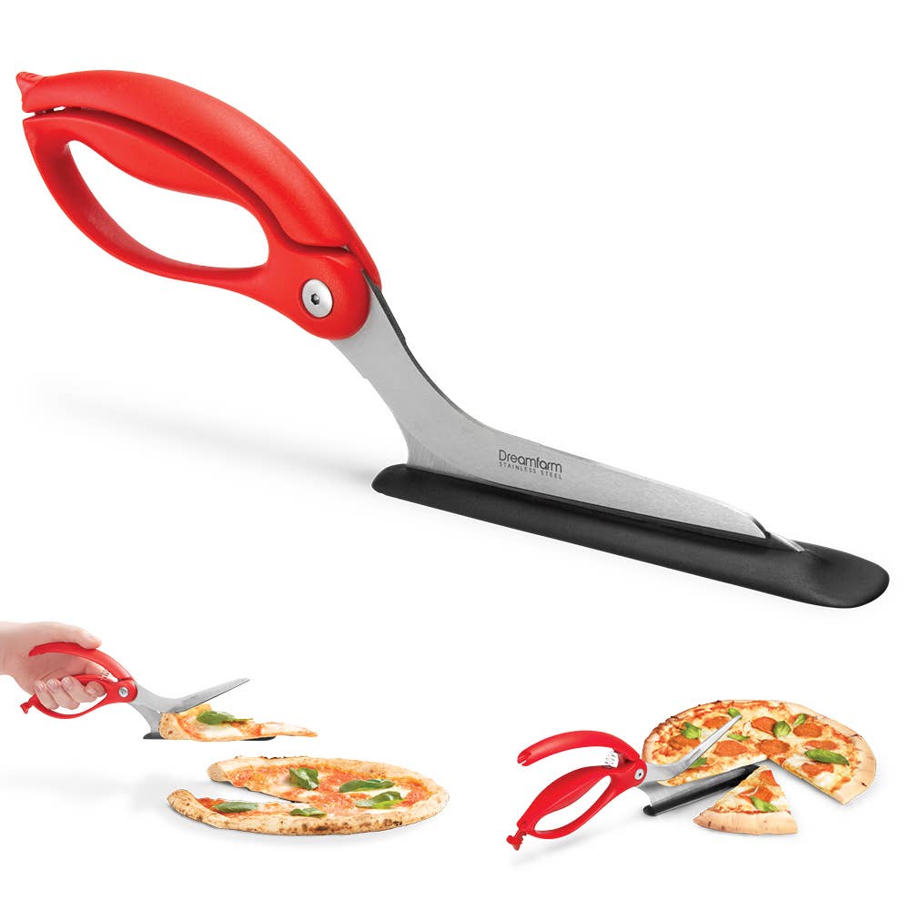 Scizza® - Slice & Serve Pizza Scissors: Black