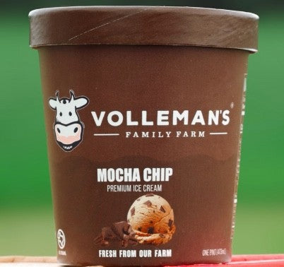 Volleman's Mocha Chip Ice Cream