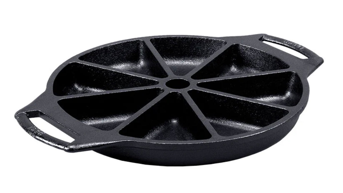 8 Impressions Cast Iron Wedge Pan