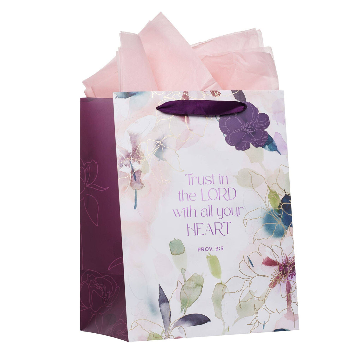 Gift Bag LG Portrait Trust in the Lord Prov. 3:5