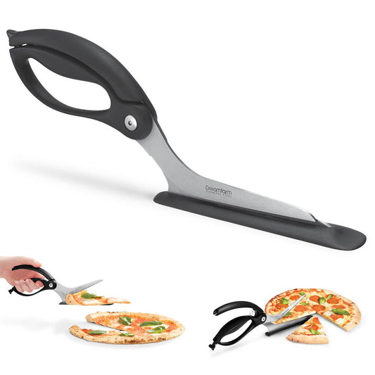 Scizza® - Slice & Serve Pizza Scissors: Black