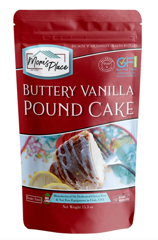 Gluten-Free Buttery Vanilla Pound Cake Mix