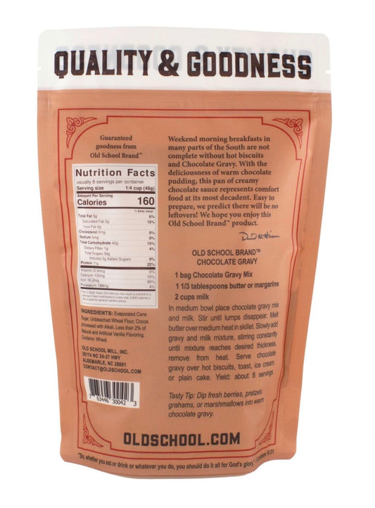 Chocolate Gravy Mix